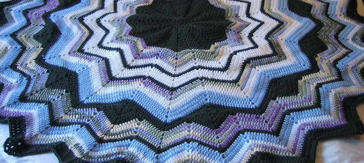 The Crochet Dude - free patterns: Monet Afghan